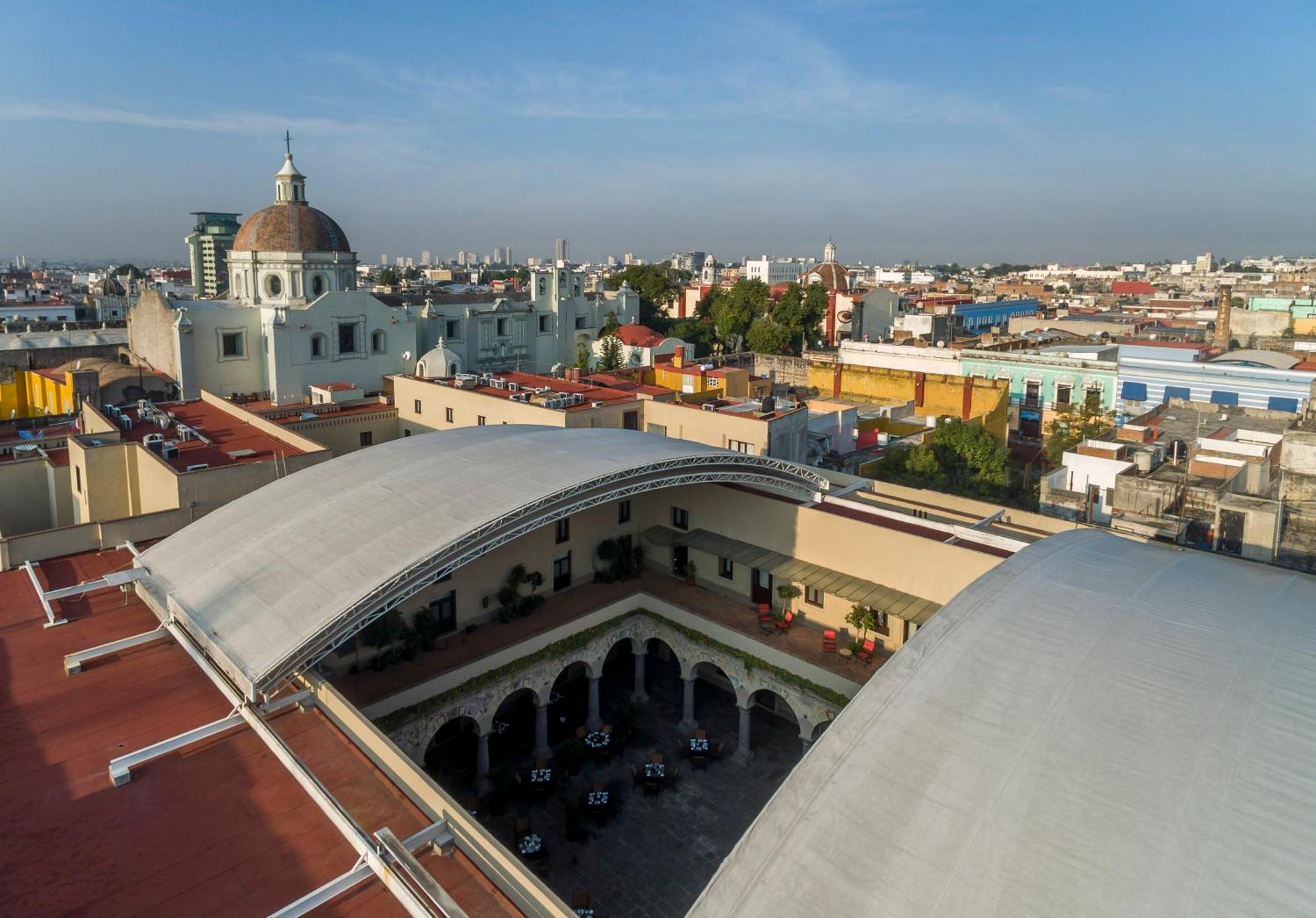 Hotel Quinta Real Puebla de Zaragoza Esterno foto View of the city from the roof of the Museo de Arte Moderno de la Ciudad de México